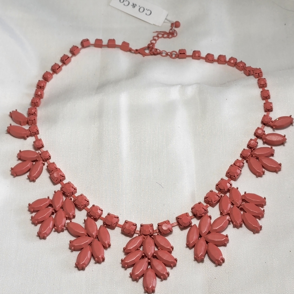 Peack/pink necklace
